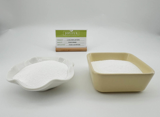 Bột L-calcium lactate hòa tan màu trắng hạt tinh vi